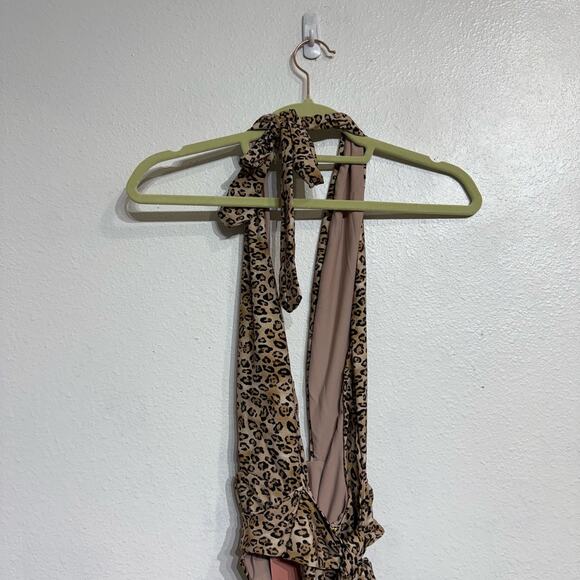 PQ Swim Tan Leopard Alex One Piece Sz S NWT - Picture 8 of 15